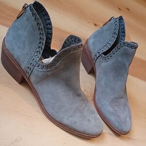 Vince Camuto Prafinta Gray Suede Ankle Boot